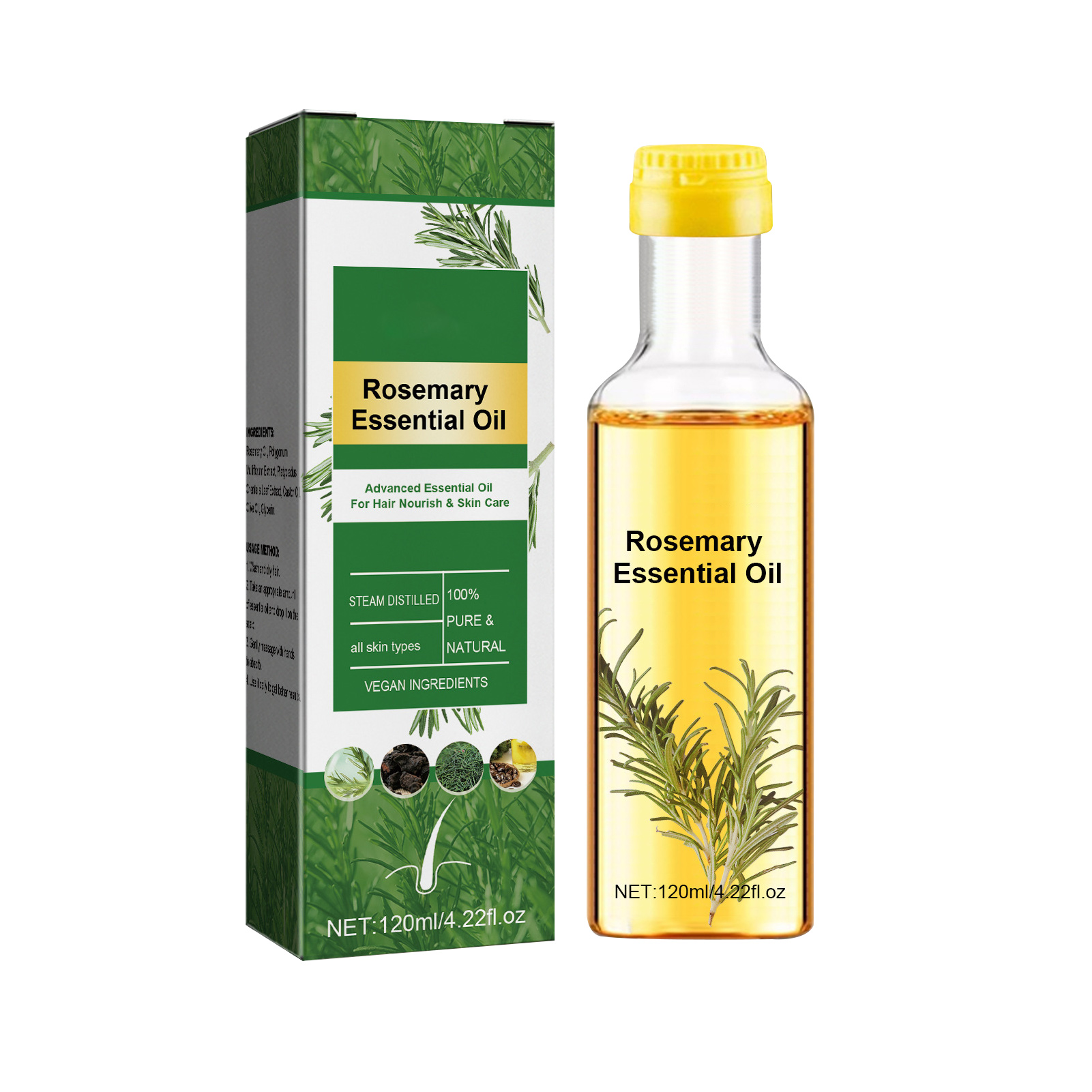 Essential Oil Rosemary Hair Ca - مراجعة Hair Care Natural Ingredients وسعره